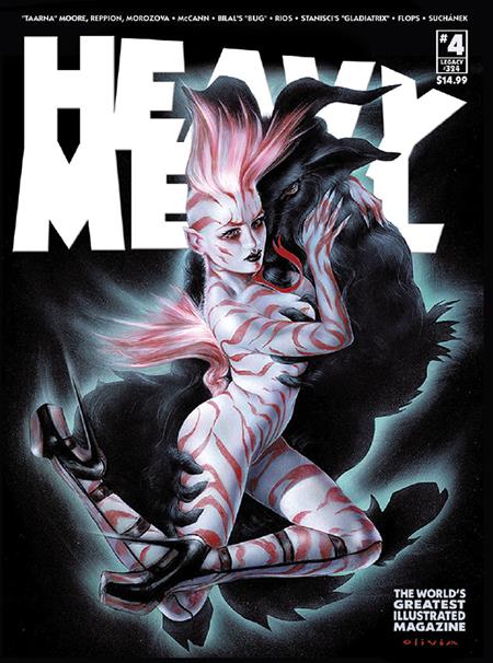 🔞 Heavy Metal Magazine #4 • Olivia de Berardinis Main Cvr • Pre-Sale: C50-P04