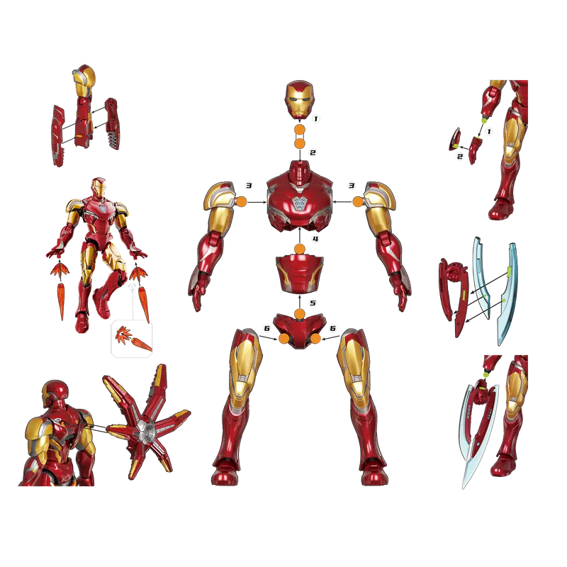 Champion Class 01: Iron Man MK85 - Infinity Saga - Blokees (Released)