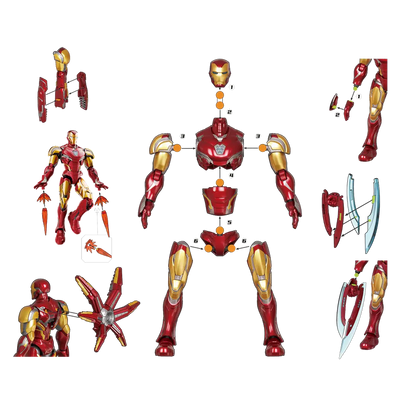 Champion Class 01: Iron Man MK85 - Infinity Saga - Blokees (Released)