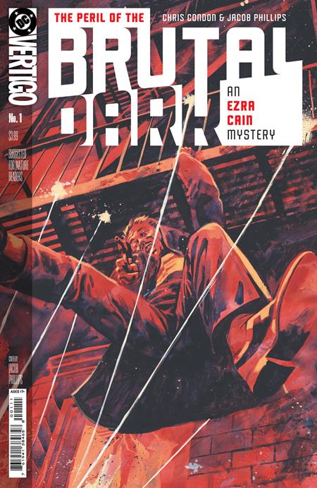 🔞 Peril of the Brutal Dark: An Ezra Cain Mystery #1 - Jacob Phillips 1st Printing Main Cover (Released)