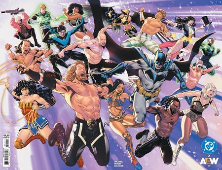 DC x AEW #1 (of 2) - Lucas Meyer Wraparound Main Cover (Back-Issue)
