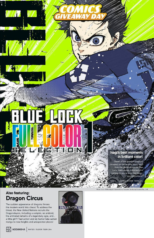 CGD 2026 - Kodansha: Blue Lock Full Color Selection + Dragon Circus - Various Main Cover (Pre-Sale) C05-P17