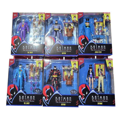 McFarlane Toys - DC Direct - Batman: The Animated Series - 6" Build A Figure - Wave 7 - 6 Pack Assorted (Closed)