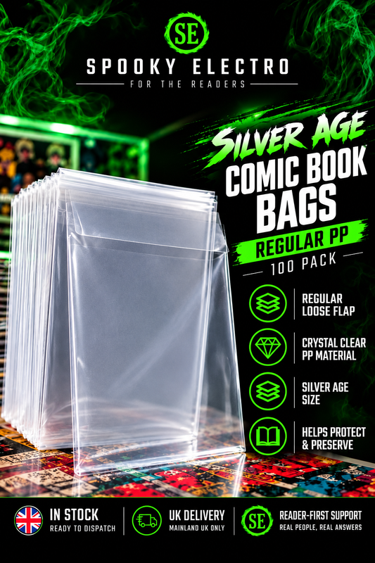 Silver Age Comic Book Bags Regular PP (100) | Protective Sleeves (Released)