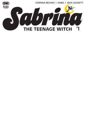 Sabrina: The Teenage Witch #1 - Oni Press - Blank Sketch Var (Pre-Order) C35-P40
