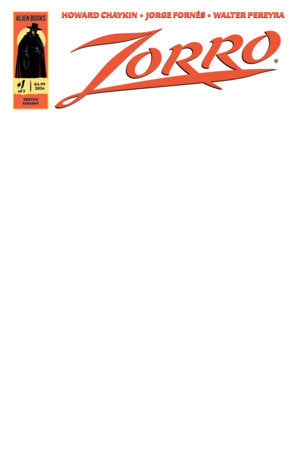 Zorro #1 "2026" - Blank Sketch Variant (Closed)