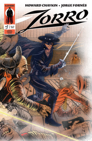 Zorro #2 - Stewart Moore Wraparound Main Cover (Closed)