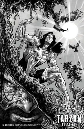 Tarzan: Beyond #5 - IDW / Alien Books | Guillermo Fajardo B&W Var (Pre-Order) C45-P51