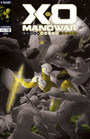 🔞 X-O Manowar: Black, White & Gold #2 - IDW / Alien Books | Esad Ribic B&W and Gold Var (Pre-Order) C43-P49