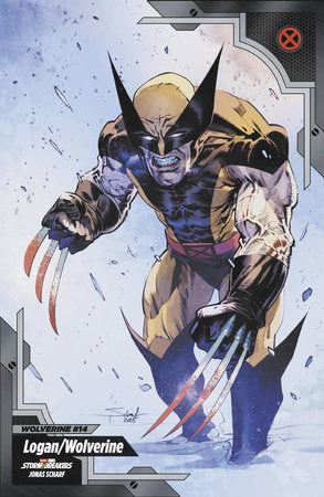 Wolverine #14 - Jonas Scharf X-Men Trading Card Variant (Back-Issue)