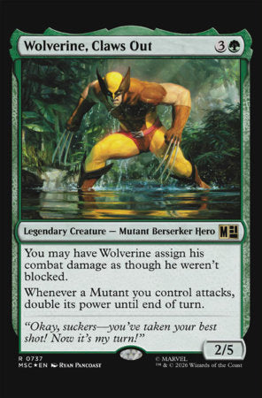 Wolverine #22 - Legacy #414 - Ryan Pancoast Magic: The Gathering Variant (Released)