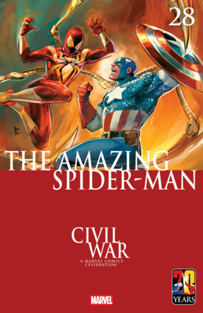 Amazing Spider-Man #28 - Legacy #992 - Rod Reis Civil War Celebration Variant (Closed)
