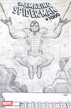 Amazing Spider-Man #1000 - John Romita Jr Sketch 2nd Printing (Pre-Order) C38-P43