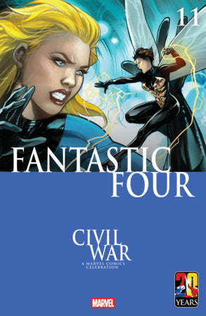 Fantastic Four #11 (Legacy #737) - Ema Lupacchino Civil War Celebration Variant (Pre-Sale) C13-P19