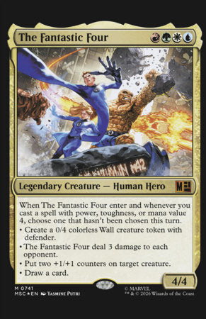 Fantastic Four #12 - Legacy #738 - Yasmine Putri Magic: The Gathering Variant (Released)