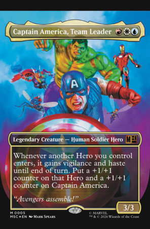 Captain America #12 - Legacy #783 - Mark Spears Magic: The Gathering Variant (Released)