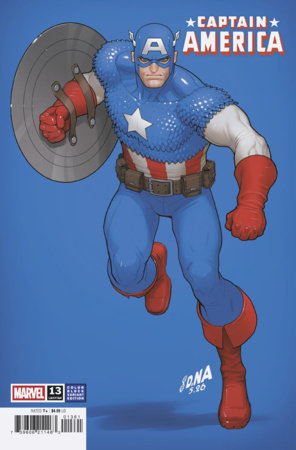 Captain America #13 - Legacy #784 - David Nakayama Color Block Blue Variant (Pre-Sale) C24-P28