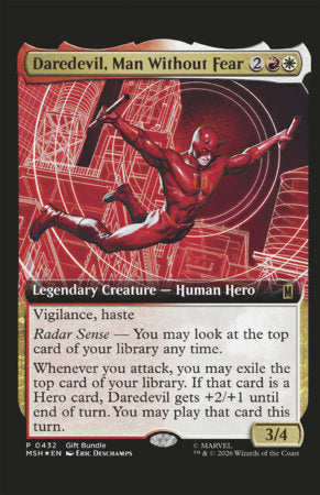 Daredevil #4  - Legacy #691 - Eric Deschamps Magic: The Gathering Variant (Closed)