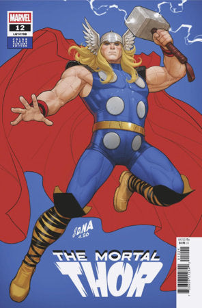 Mortal Thor #12 - Legacy #798 - David Nakayama Color Block Blue Variant (Closed)