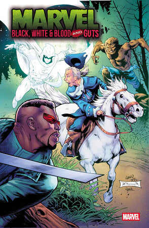Marvel: Black, White + Blood and Guts #1 | Greg Land 250th Homage Variant | FC: 8/9 | PL: 8/10 (Pre-Sale)