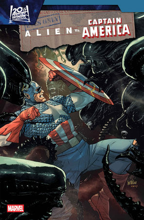 Alien vs Captain America #1 - Leinil Yu 1st Printing Main Cover (Back-Issue)