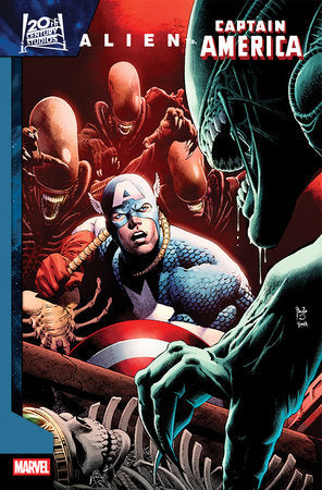 Alien vs Captain America #1 - Paulo Siqueira 1:25 Variant (Back-Issue)