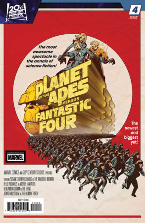 Planet of the Apes vs. Fantastic Four #4 - Pere Perez Movie Homage Variant (Closed)