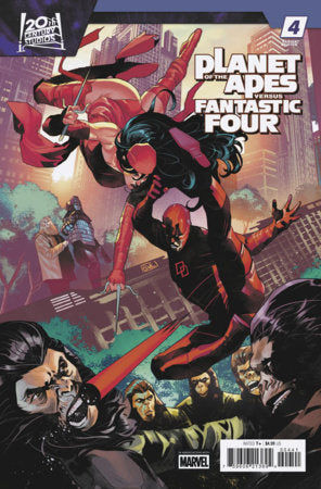 Planet of the Apes vs. Fantastic Four #4 - Edwin Galmon Versus Variant (Closed)