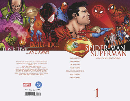 Spider-Man / Superman #1 - Giuseppe Camuncoli 1:25 Variant (Released)