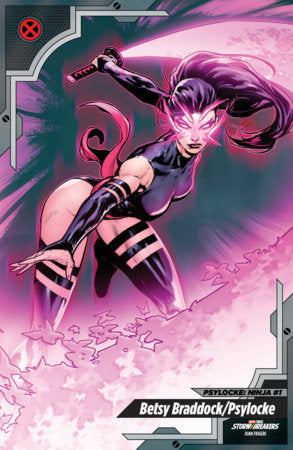 Psylocke: Ninja #1 | Juan Frigeri X-Men Trading Card Var • Pre-Sale: C47-P3