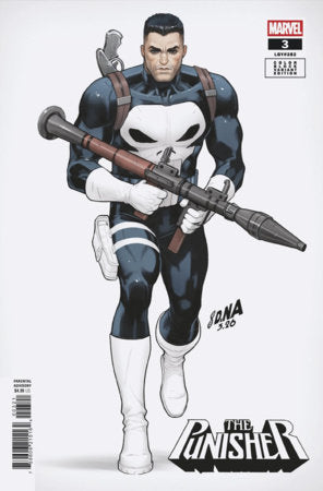 Punisher #3 "Legacy #282" - David Nakayama Color Block White Variant (Closed) P17