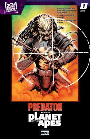 Predator vs The Planet of the Apes #1 - Chris Campana Movie Poster Homage Variant (Pre-Sale) C24-P30