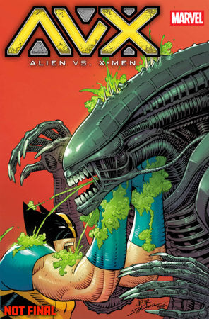 Alien vs X-Men #1 - John Romita Jr. Foil Variant (Closed) R2637