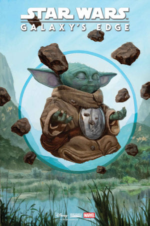 Star Wars: Galaxy's Edge - Echoes of the Empire #1 - E.M. Gist Mandalorian + Grogu Variant (Pre-Sale) C12-P16