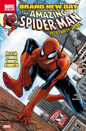 Amazing Spider-Man #546 "Facsimile 2026" - Steve McNiven Main Cover (Closed)