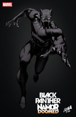 Black Panther x Namor: Doomed #4 | David Nakayama Color Block Black Var (Pre-Order) C44-P49