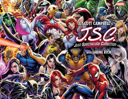 Just Spectacular Collection #1 - J. Scott Campbell Wraparound Main Cover (Closed)
