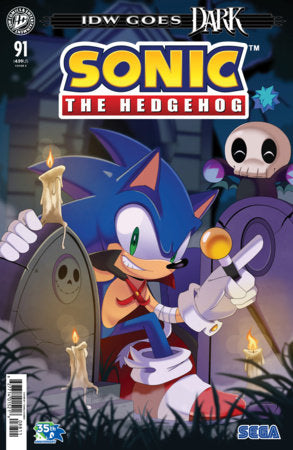 Sonic the Hedgehog #91 - Yamila Kareh IDW Goes Dark Var (Pre-Order) C38-P43
