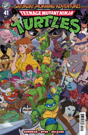TMNT: Saturday Morning Adventures #41 - Sarah Myer Main Cover (Pre-Order) C33-P38