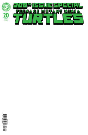 TMNT #20:  300th Issue Special - Blank Sketch Foil Variant (Closed)