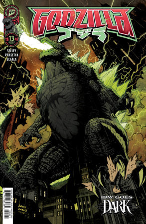 Godzilla #13 - Kai Sei Era - Danny Earls IDW Goes Dark Variant (Pre-Order) C34-P40