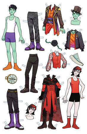 Monster High: BOOmuda Triangle #1 - Bowen McCurdy Paper Doll Variant (Back-Issue)