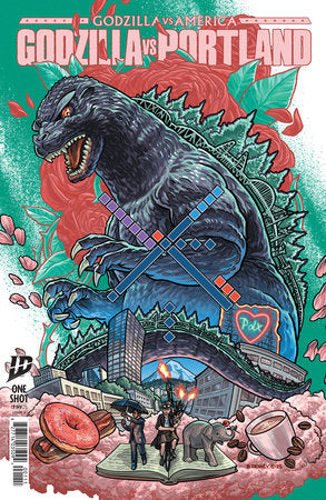 Godzilla Vs. America: Portland - Benjamin Dewey Main Cover (Pre-Sale) C05-P11