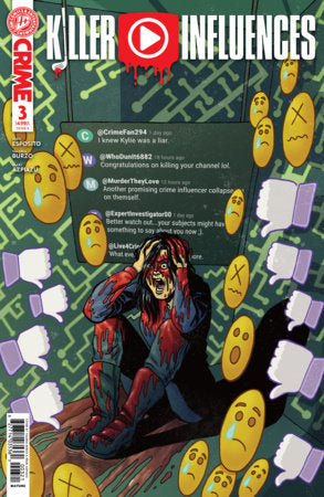 🔞 Killer Influences #3 - IDW Crime - Valeria Burzo Variant (Closed) R2637