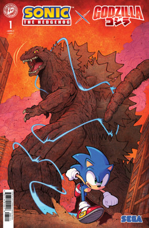 Sonic the Hedgehog x Godzilla #1 - Jack Lawrence Main Cover (Closed)