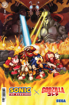 Sonic the Hedgehog x Godzilla #1 - Mauro Fonseca Variant (Closed)