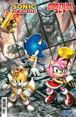 Sonic the Hedgehog x Godzilla #1 - Mico Suayan Variant (Closed)