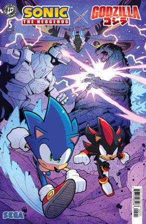 Sonic the Hedgehog x Godzilla #5 - IDW | Jack Lawrence Main Cvr (Pre-Order) C44-P50
