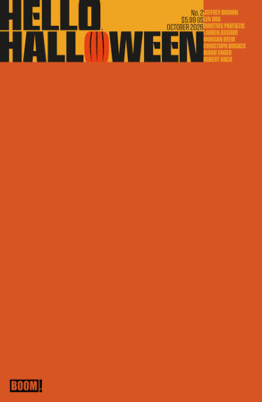 🔞 Hello Halloween #2 - Boom! - Pumpkin Orange Blank Sketch Var (Pre-Order) C36-P42