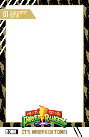 Mighty Morphin' Power Rangers #1 - 2026 - Blank Sketch Trading Card Variant (Closed)